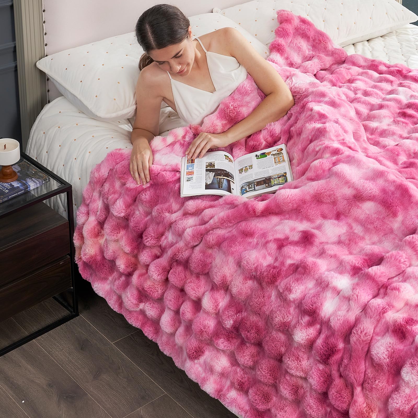 Cozy Bliss bubble texture close-up highlighting ultra-soft feel