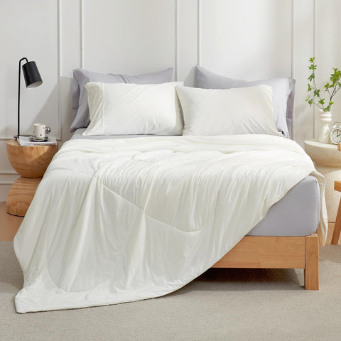 Cozy Bliss close-up of silk-smooth fabric highlighting soft texture and cooling touch