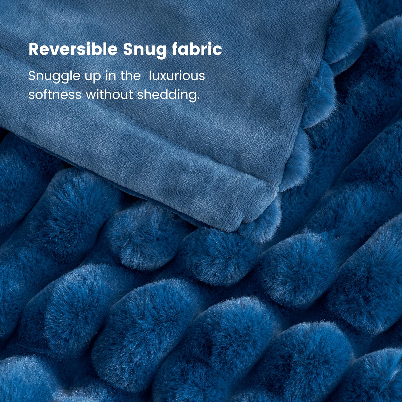 Cozy Bliss edge stitching detail highlighting durable finishing and longevity