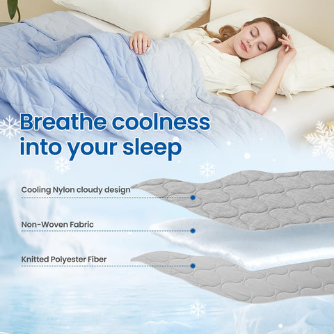 Cozy Bliss fabric texture detail highlighting smooth hand and cooling performance