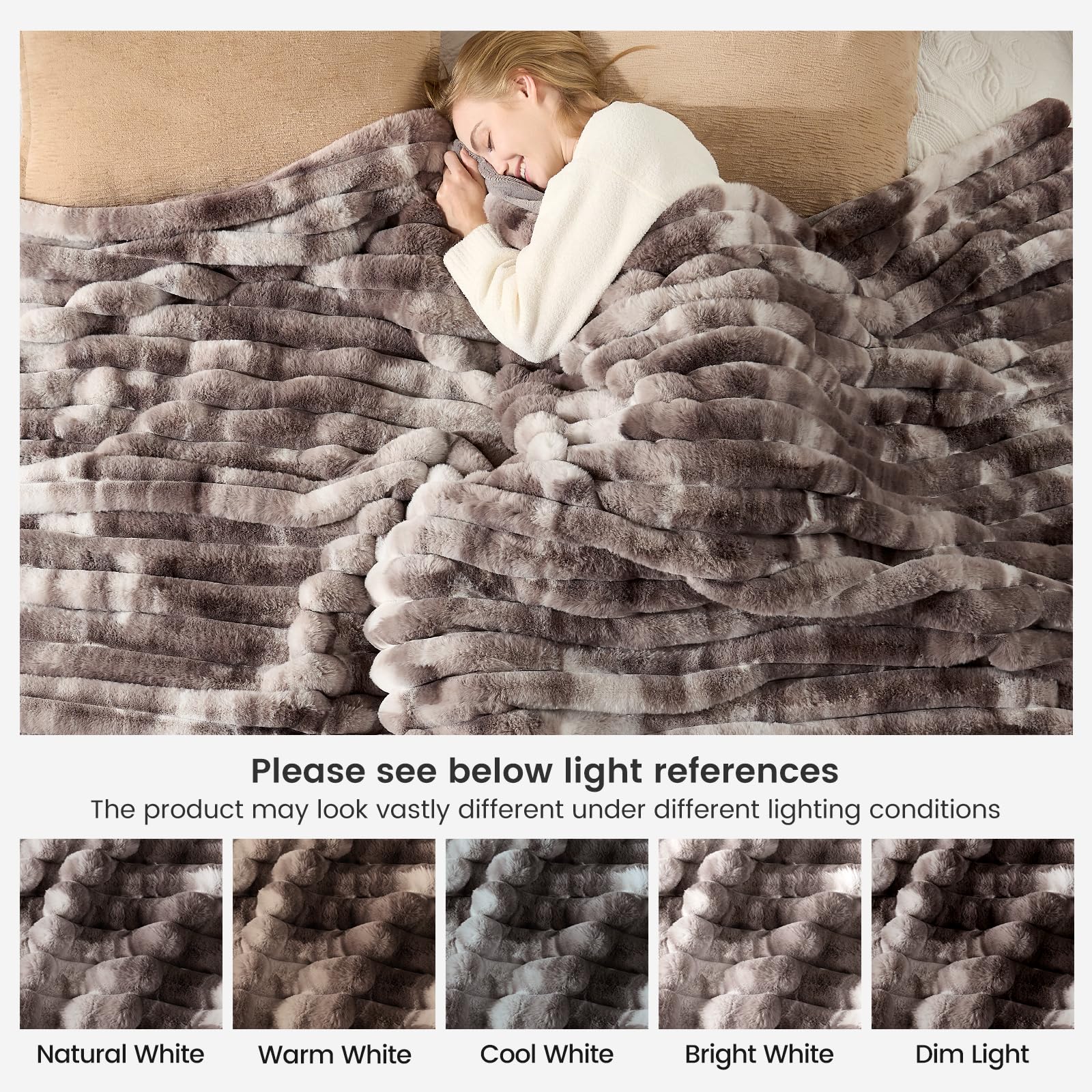 Cozy Bliss folded on shelf illustrating compact, lightweight storage