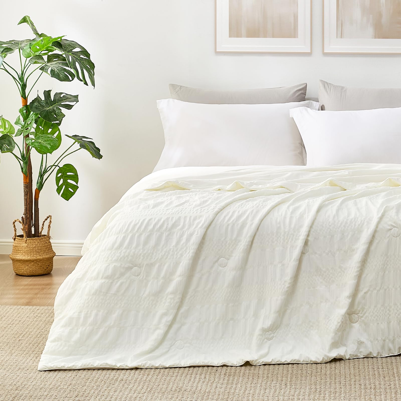 Cozy Bliss front view of packaged queen comforter ready to gift