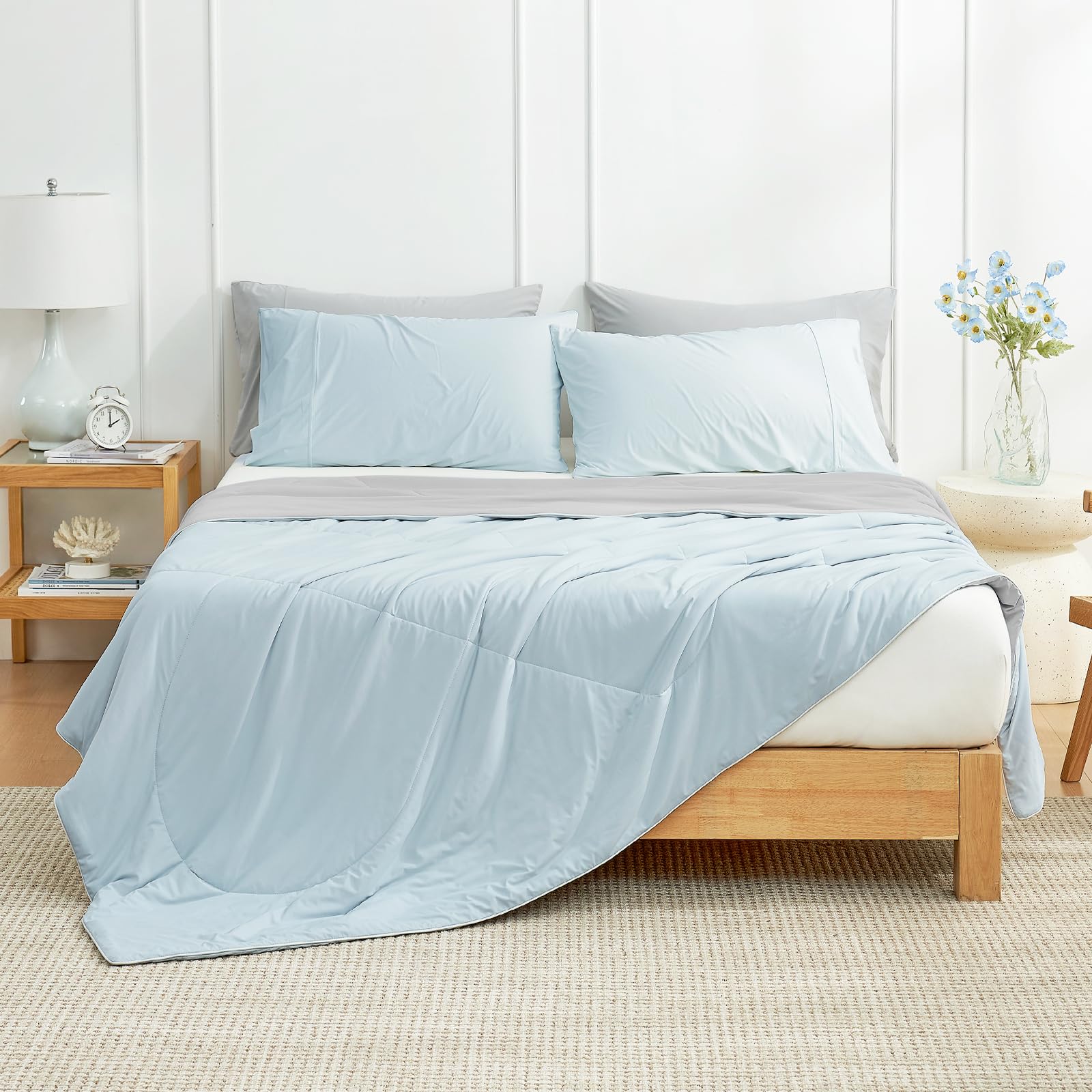 Cozy Bliss close-up texture showing silky cooling fabric and breathable weave for temperature regulation