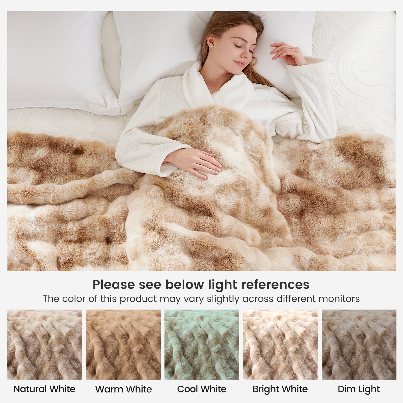 Cozy Bliss styled in living room to demonstrate décor versatility and warmth