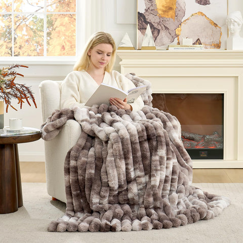 Cozy Bliss draped on sofa showing decorative warmth and comfort