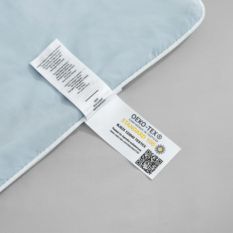 Cozy Bliss in washing machine to illustrate machine-washable convenience and easy home care