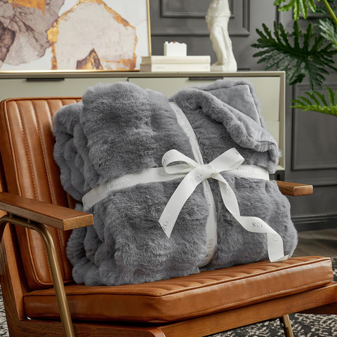 Cozy Bliss draped on sofa showing decorative impact and lounging comfort benefit