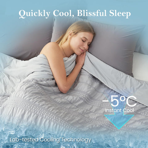 Cozy Bliss seersucker close-up texture improving airflow and breathability