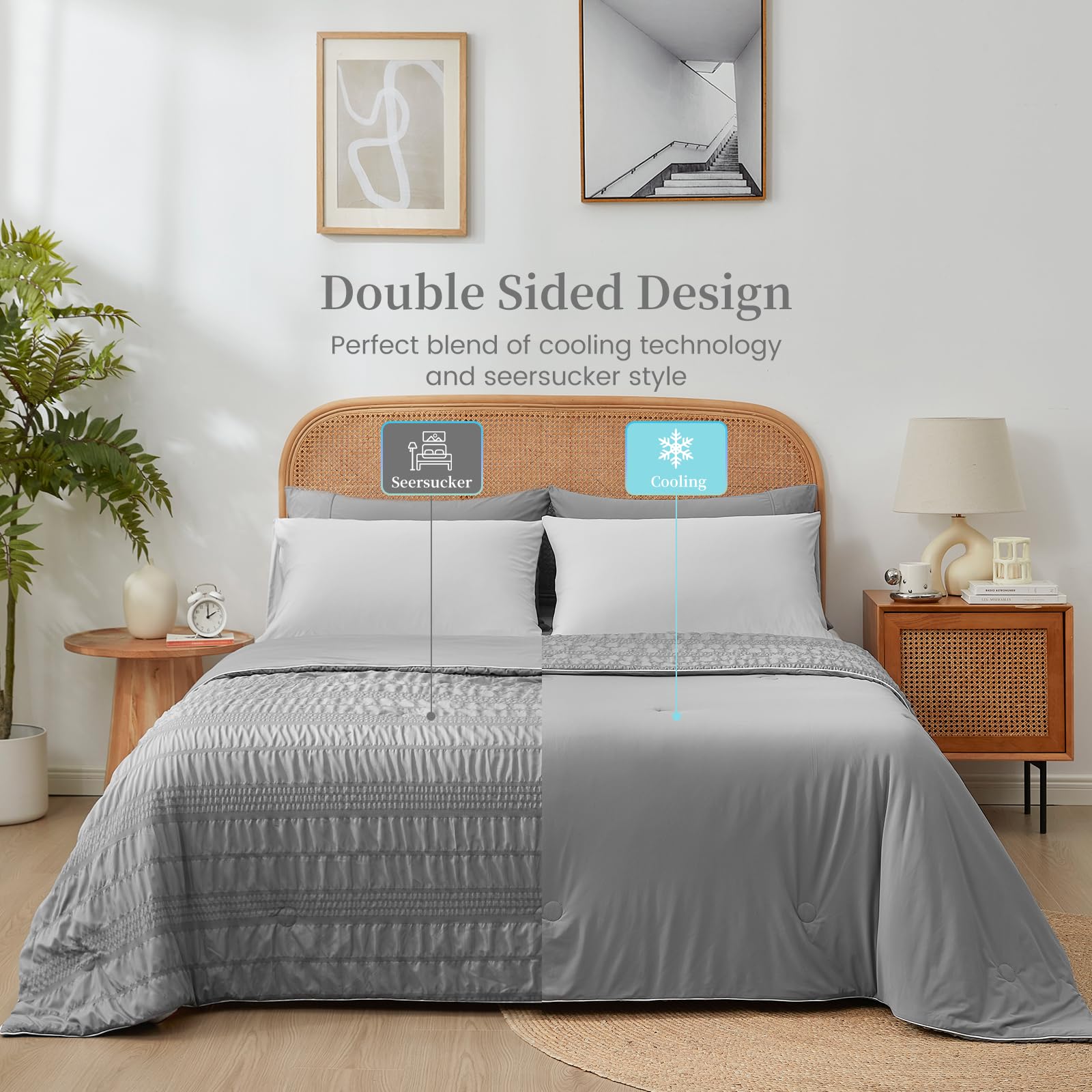 Cozy Bliss silk-smooth cooling face detail for a cool-to-touch sleep surface