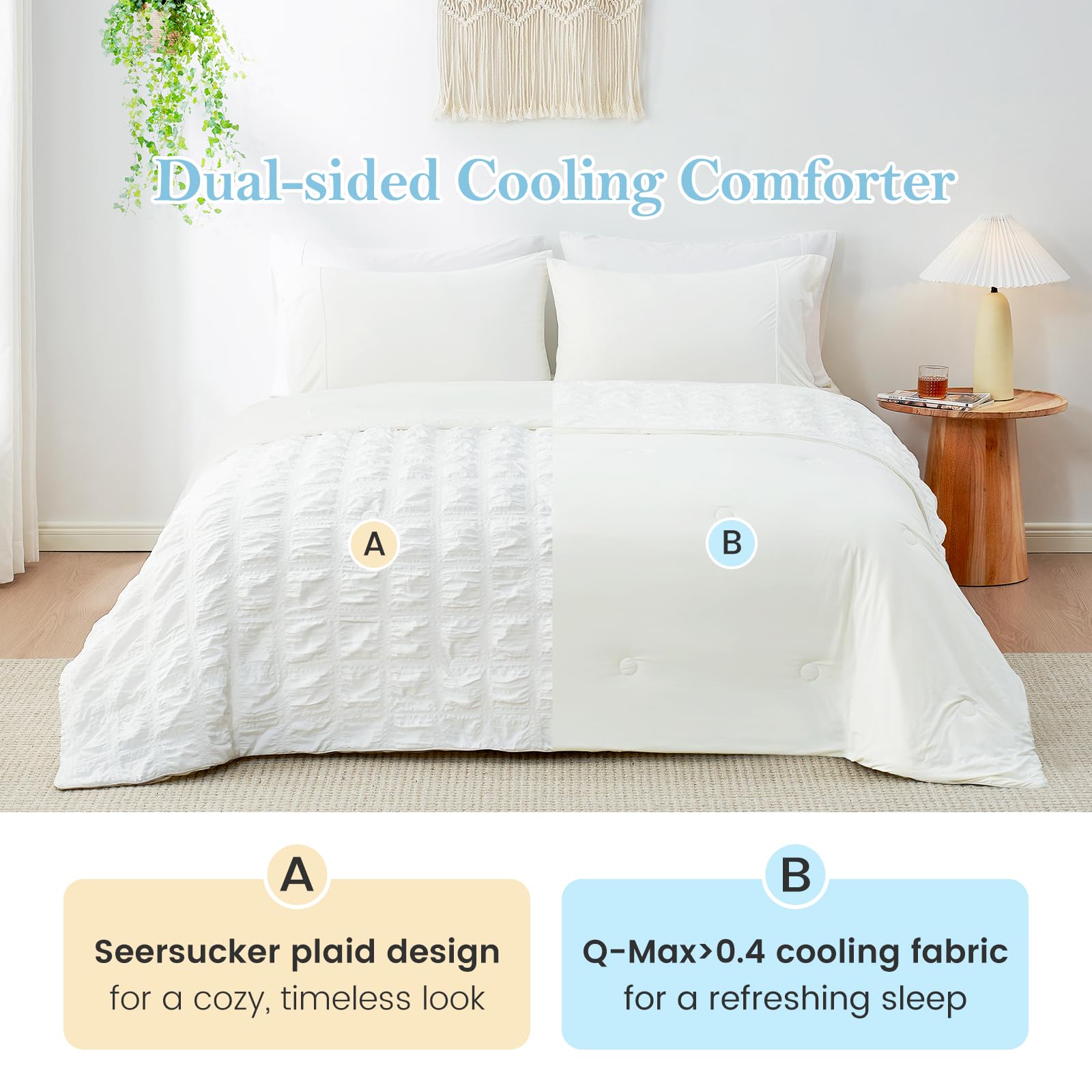 Cozy Bliss silk-smooth cooling surface detail for immediate cool feel