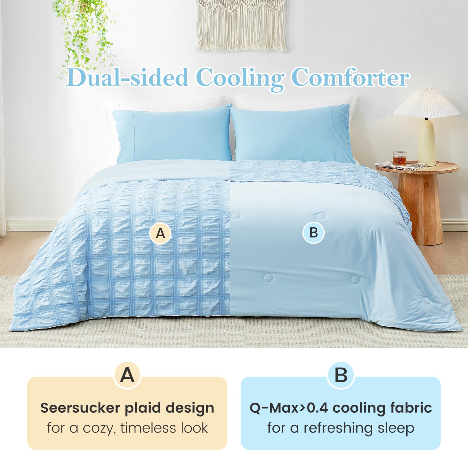 Cozy Bliss close detail of silk-smooth cooling surface for reduced skin clamminess
