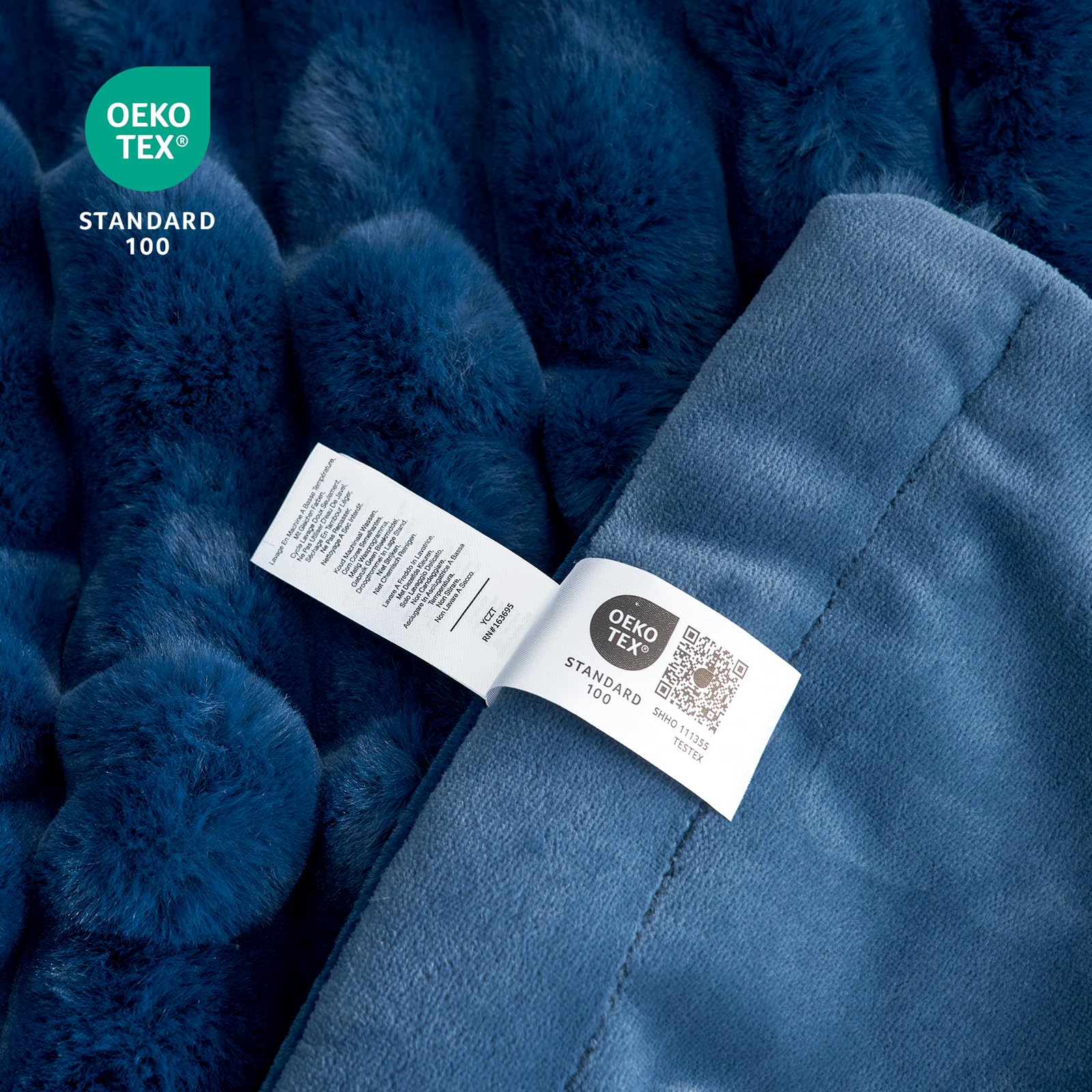 Cozy Bliss next to chair to show size and portability for practical use