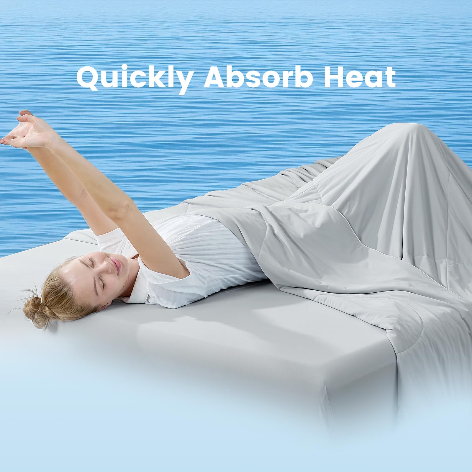 Cozy Bliss comforter in washer demonstrating machine-washable durability