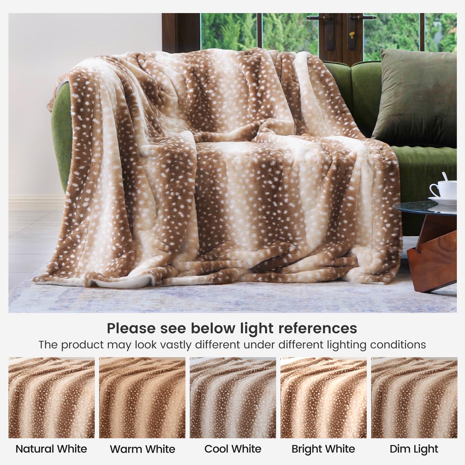 Cozy Bliss faux-rabbit fur texture close-up showing velvety softness