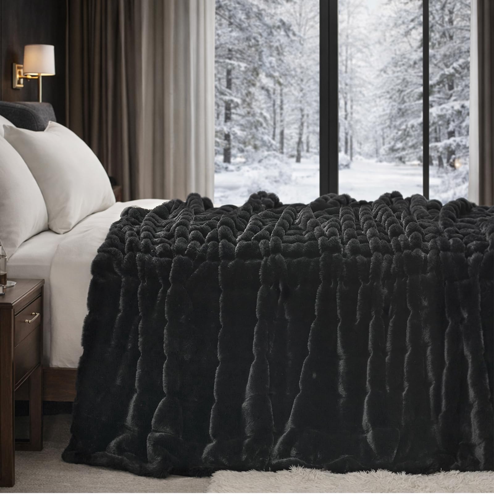 Cozy Bliss backside texture showing smooth lining and comfort