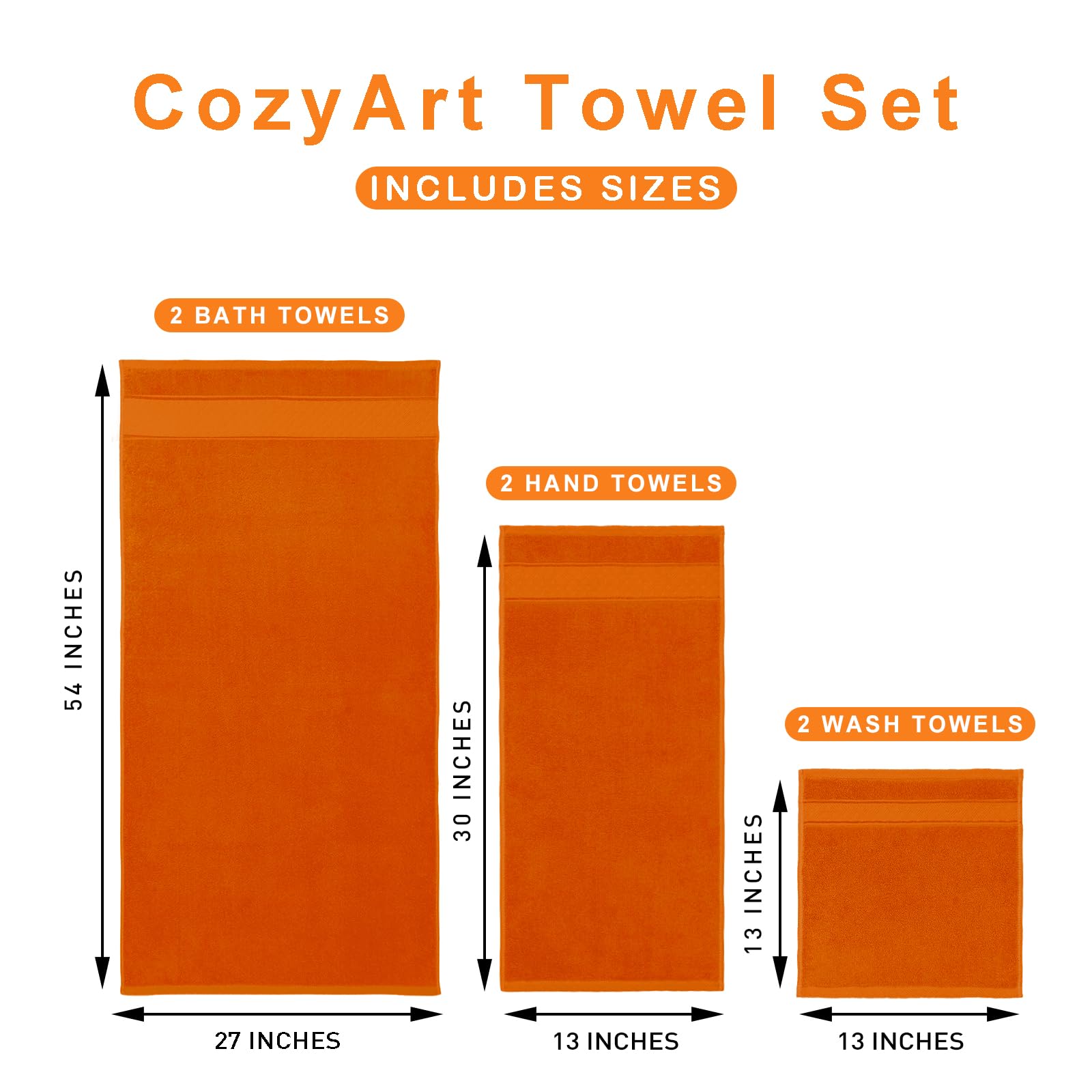 COZYART towel close-up of zero-twist cotton texture highlighting softness
