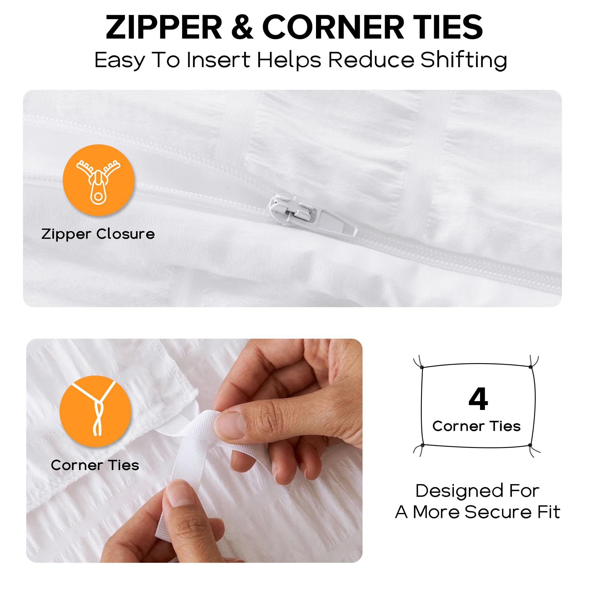 Cozyide matching pillowcases displayed for coordinated, tidy bedding