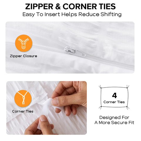 Cozyide matching pillowcases displayed for coordinated, tidy bedding