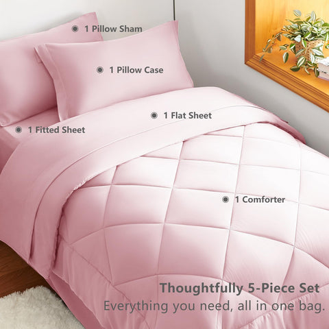 CozyLux styled in a dorm room to show ready-to-use bed in a student apartment