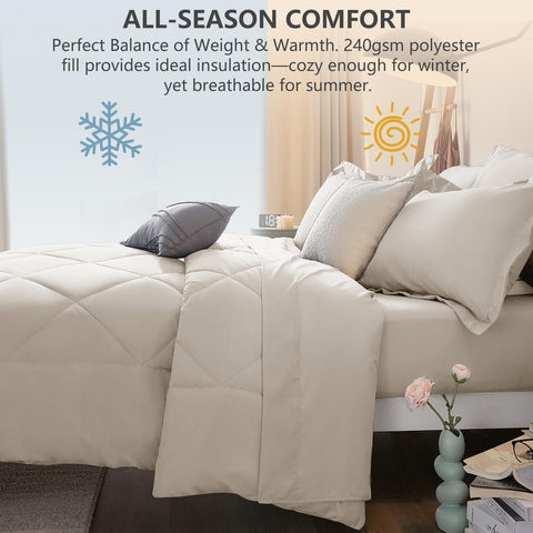 CozyLux bedroom styled lifestyle scene showing the set in a guest room setting