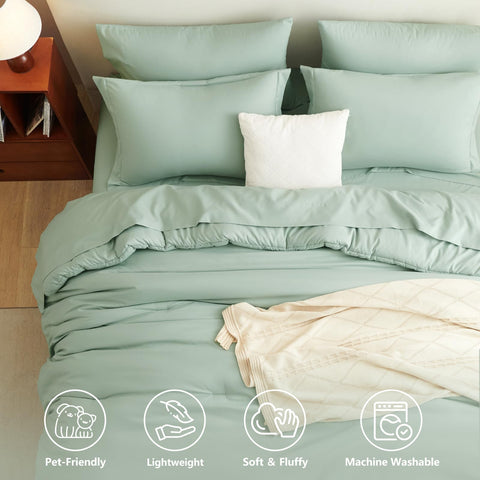 CozyLux close-up of brushed microfiber comforter fabric for soft feel