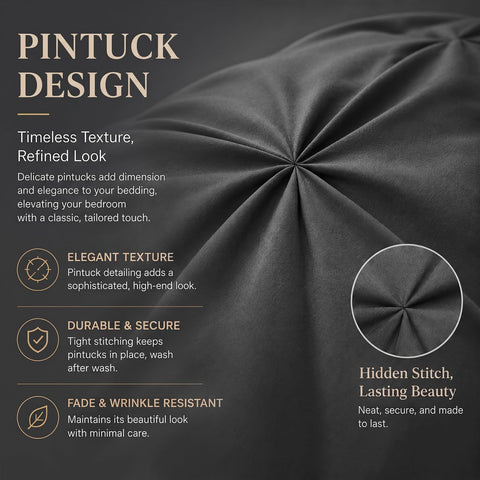 CozyLux comforter edge and stitching showing durable construction and finish