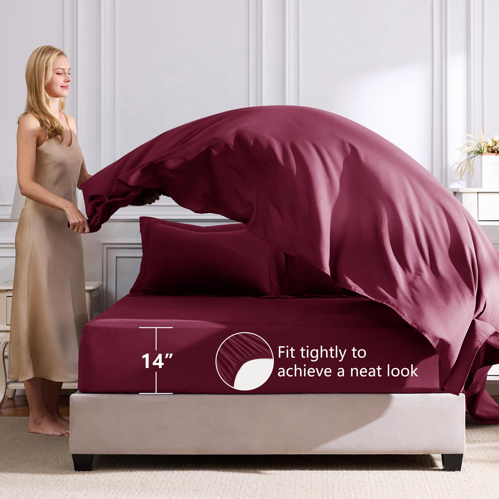 CozyLux comforter after unpacking showing restored loft and ready-to-use fluffy appearance