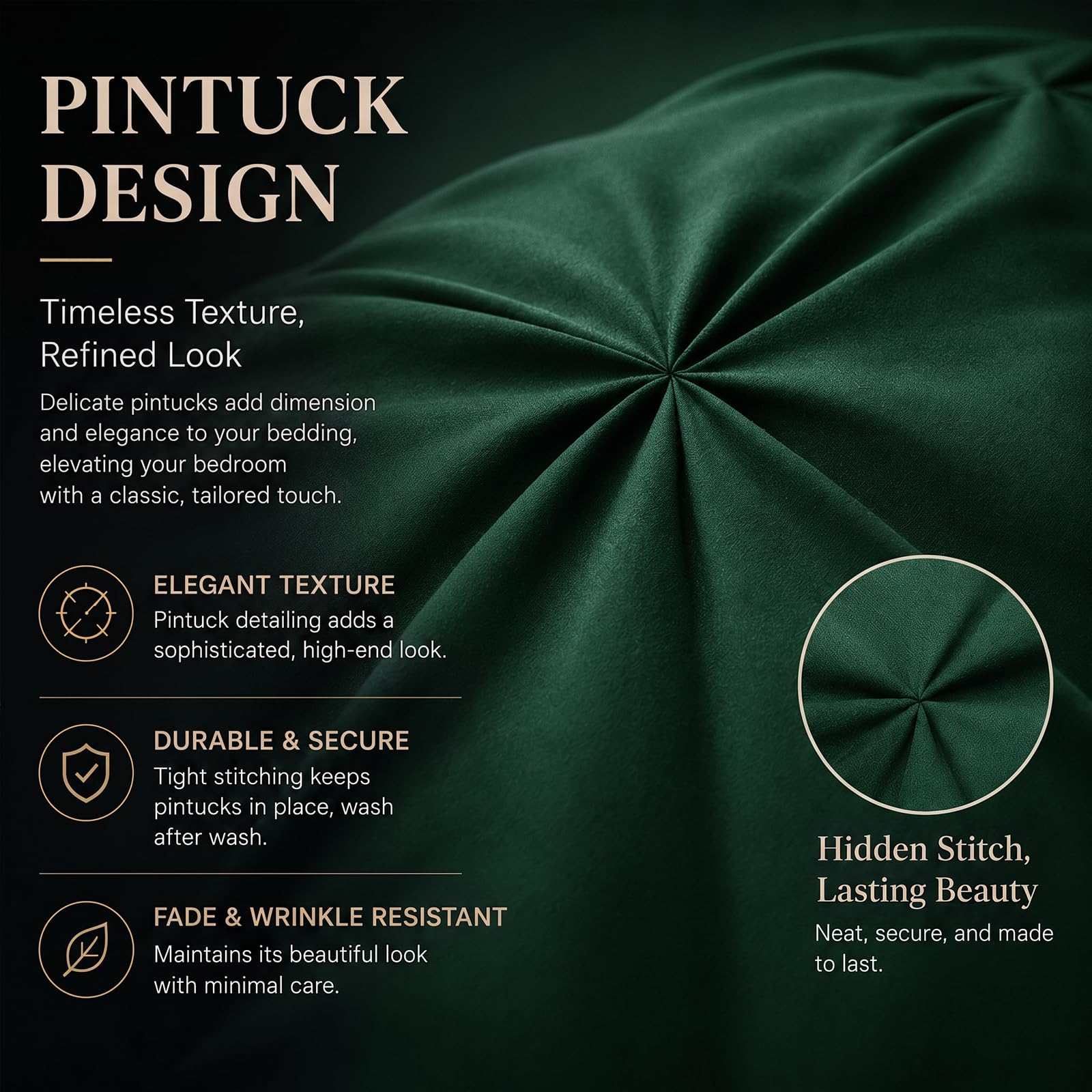 CozyLux comforter loft side profile demonstrating medium 240GSM fill and balanced warmth