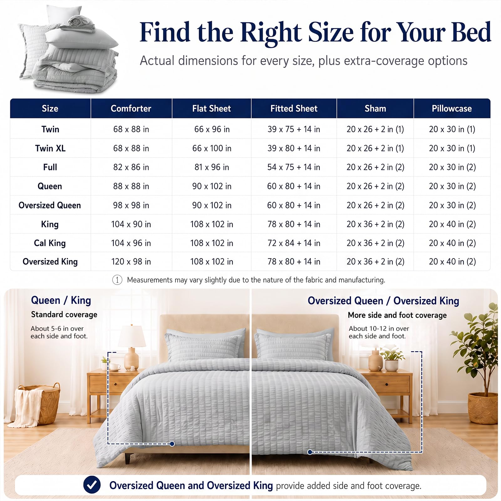 CozyLux comforter on queen bed in a styled bedroom conveying restful, all-season comfort
