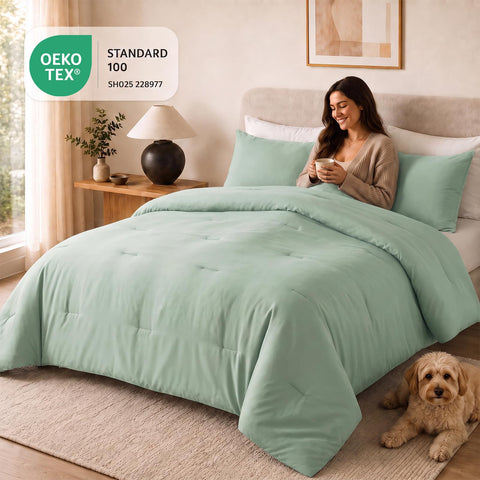CozyLux two pillowcases neatly arranged demonstrating matching set benefit