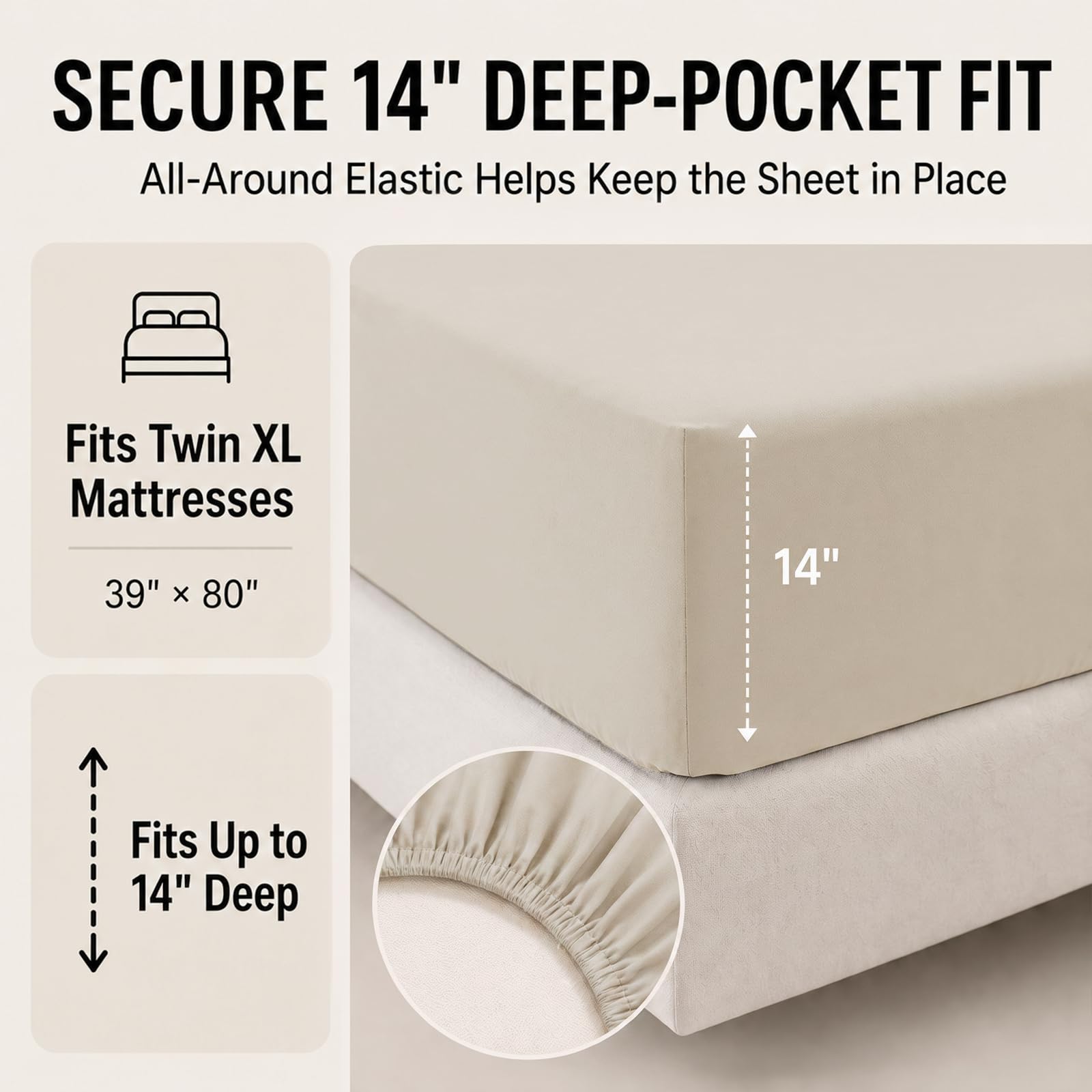 CozyLux comforter side profile showing loft and lightweight warmth