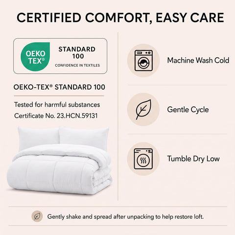 CozyLux microfiber texture close-up highlighting soft, breathable fabric