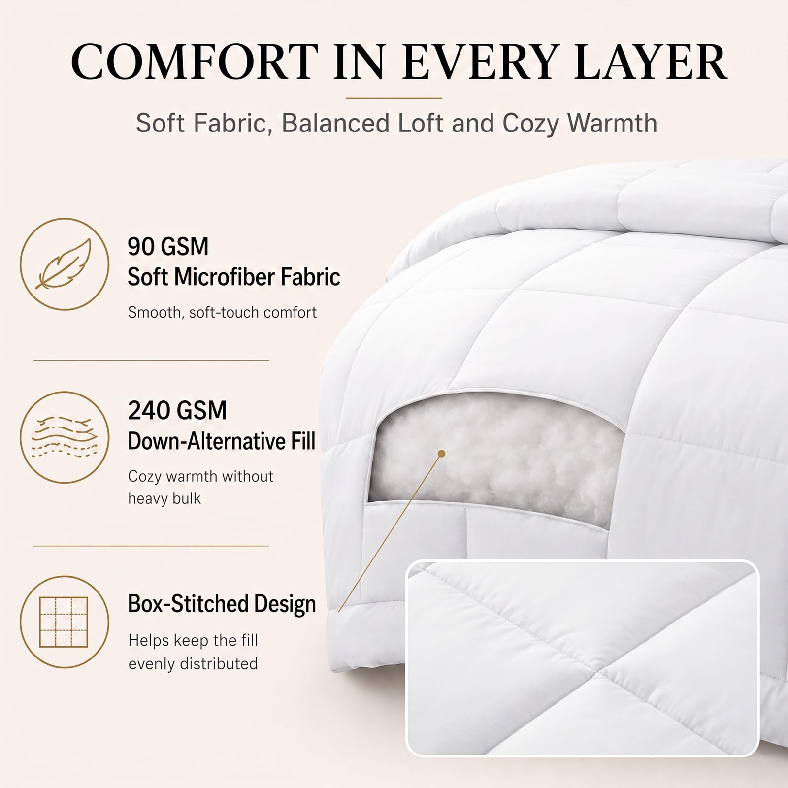 CozyLux fitted sheet corner with 14-inch deep pocket showing secure mattress fit