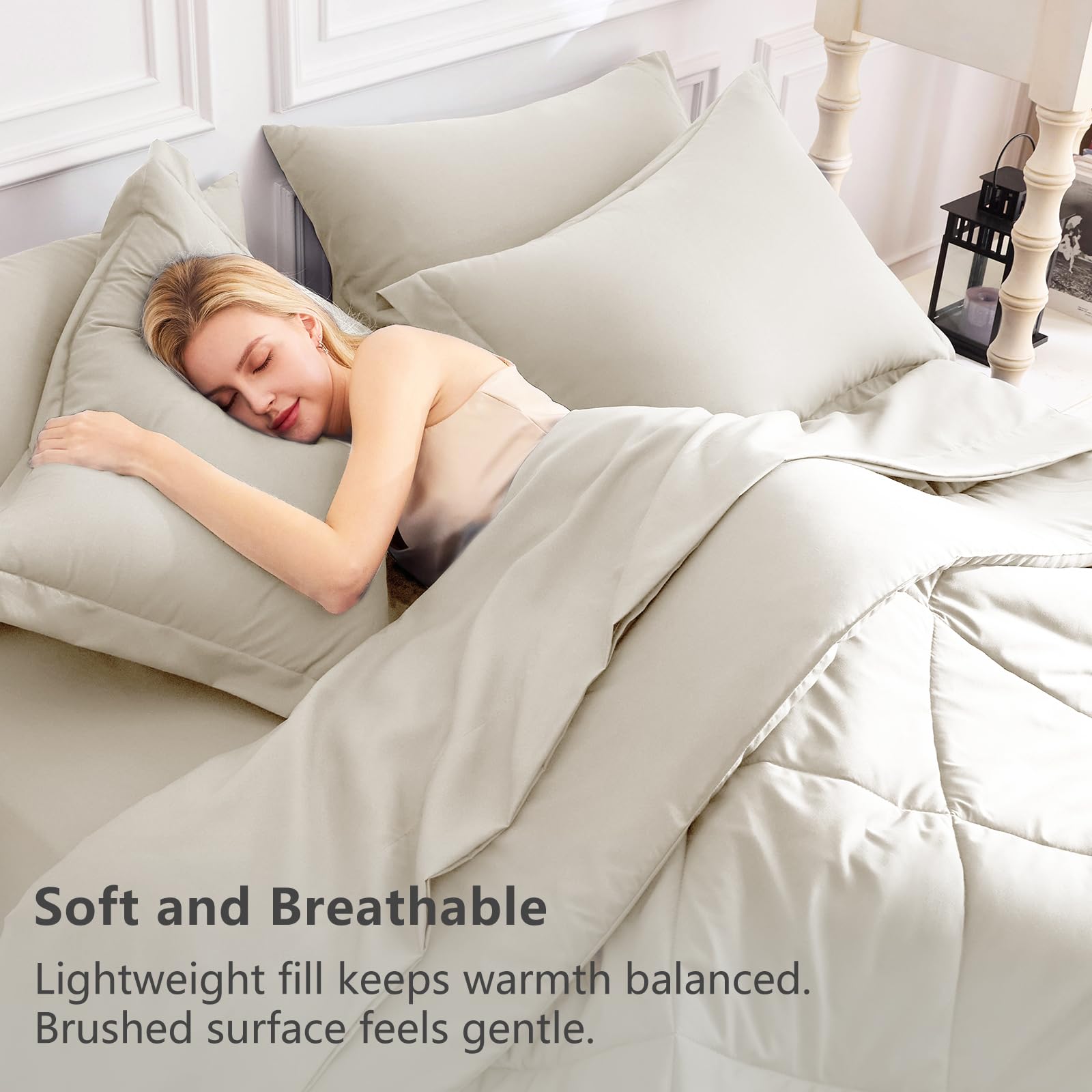 CozyLux diamond quilt stitching detail showing secure fill and durability