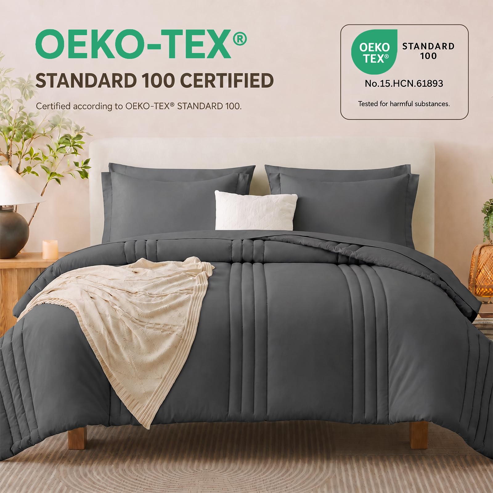 CozyLux macro fabric texture revealing high-density microfiber for soft, durable touch