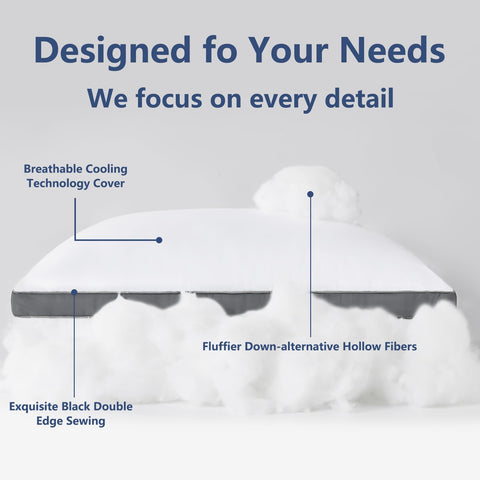 CozyLux hollow fiber fill texture showing breathable resilience