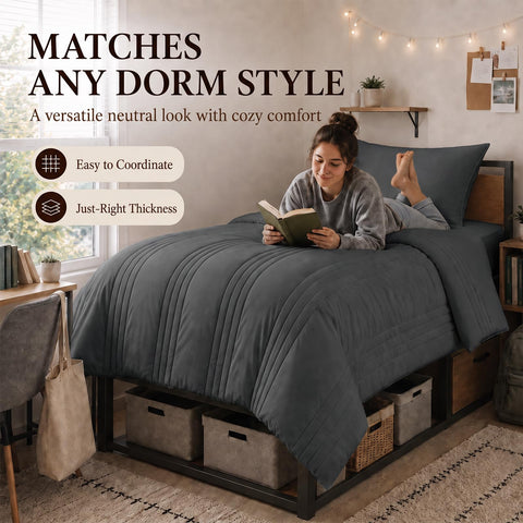 CozyLux fitted sheet pocket detail highlighting 14-inch depth for secure mattress fit