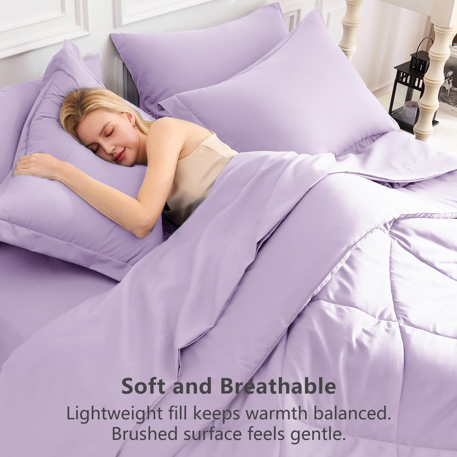 CozyLux fitted sheet pocket detail demonstrating 14-inch deep mattress fit