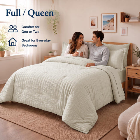 CozyLux flat sheet and comforter edge showing smooth underside and neat drape