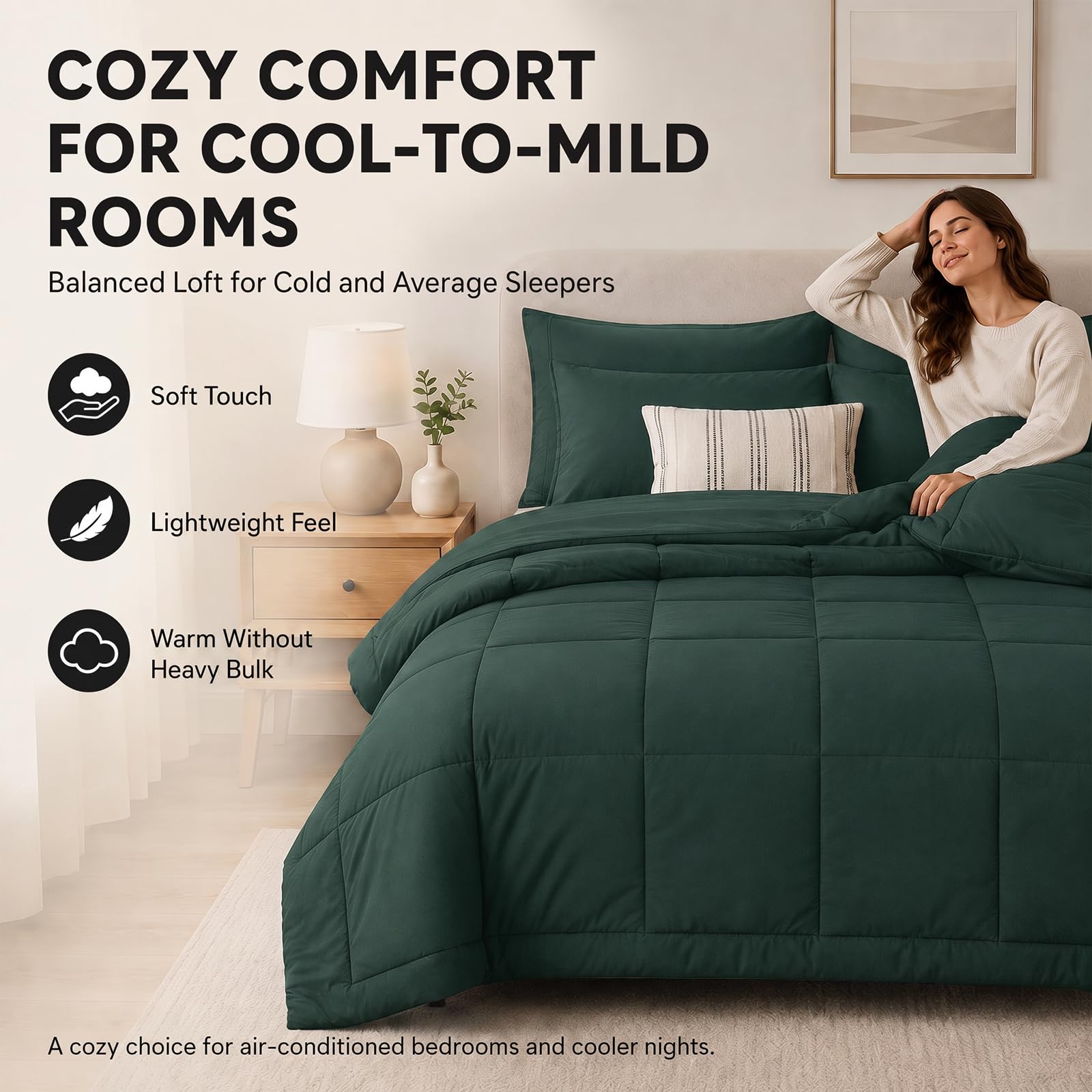 CozyLux fitted sheet deep 14 inch pocket demonstrating secure mattress fit