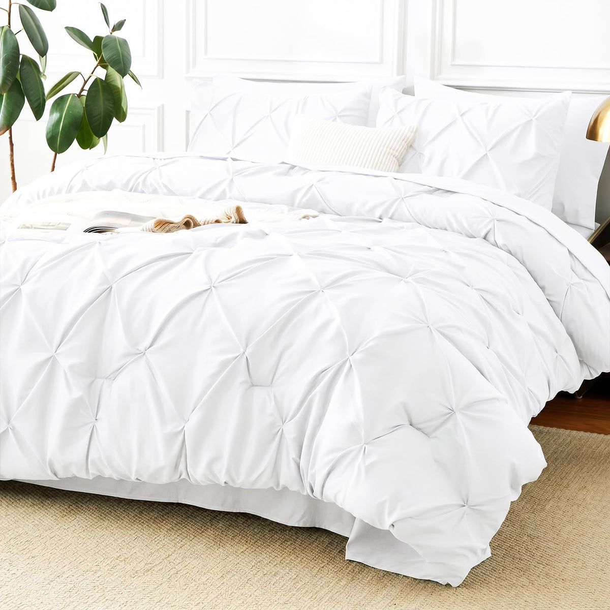 CozyLux front view of packaged comforter showing neat storage and convenience