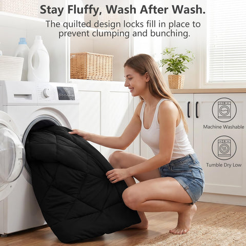 CozyLux vacuum-sealed packaging showing compact shipping benefit