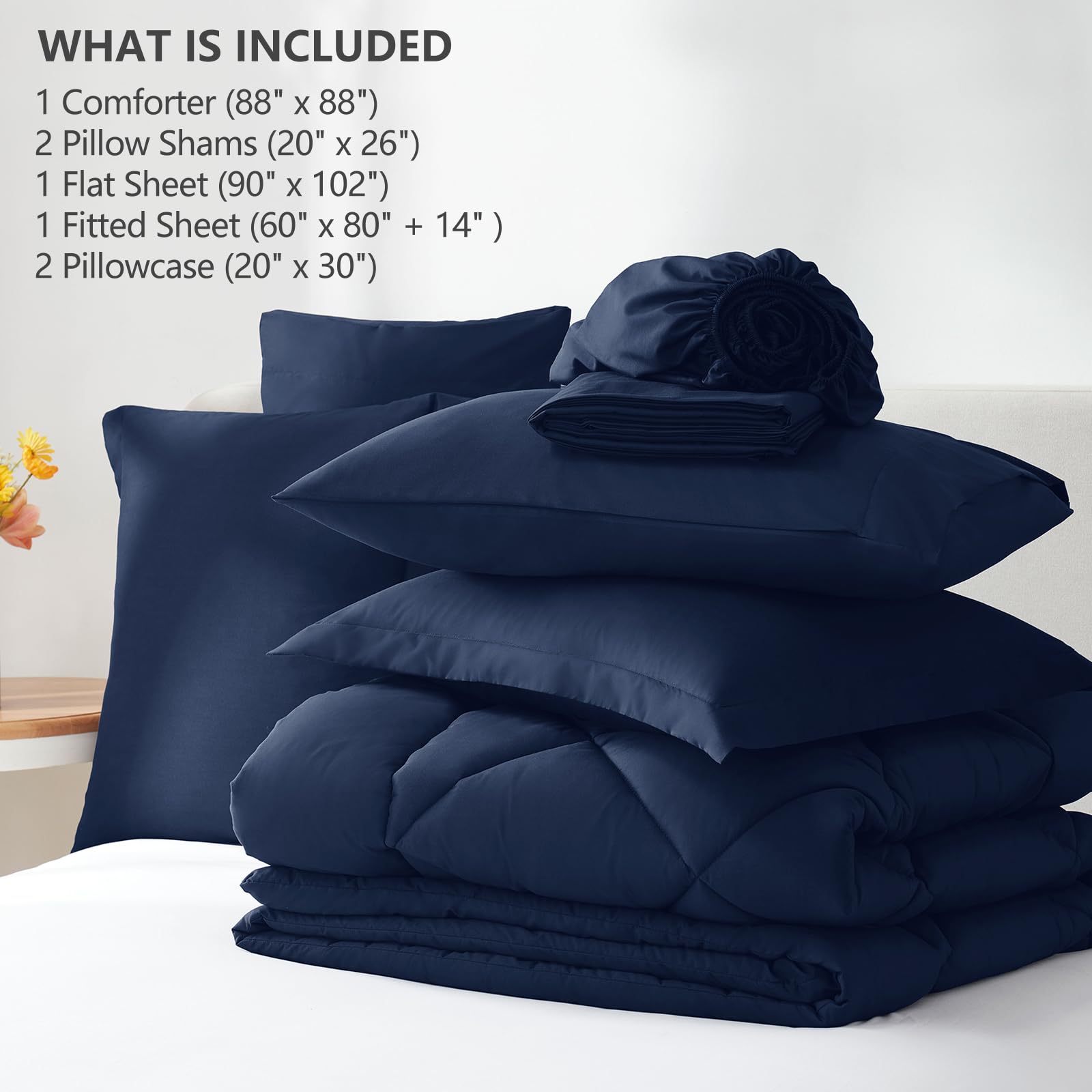 CozyLux vacuum-sealed packaging demonstrating compact shipping and easy unboxing