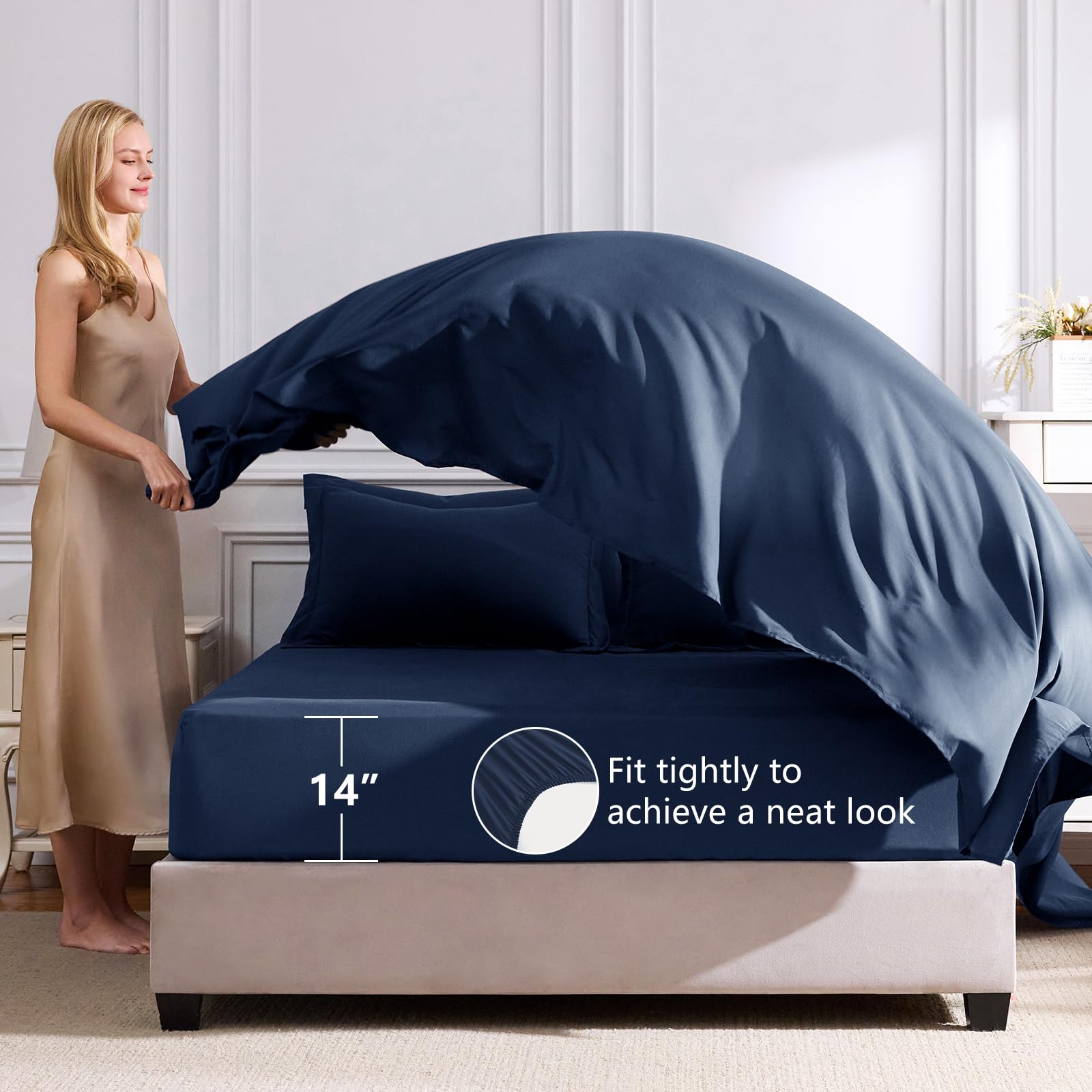 CozyLux pillow sham and pillowcase detail showing coordinated style and finish
