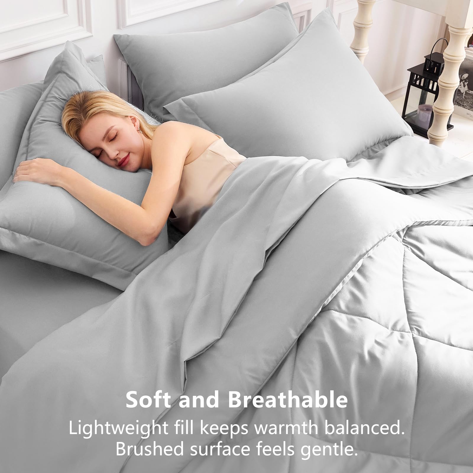 CozyLux pillow shams and pillowcases detail showing flange and matching design appeal