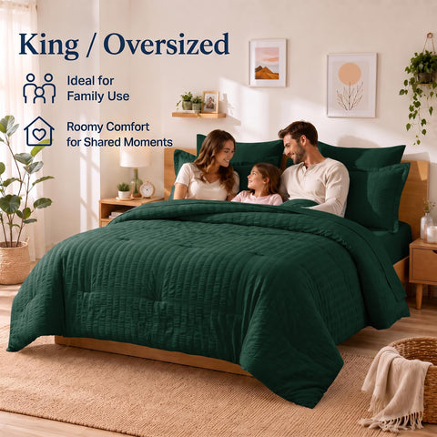 CozyLux pillow shams and pillowcases detail illustrating matching set and polished finish