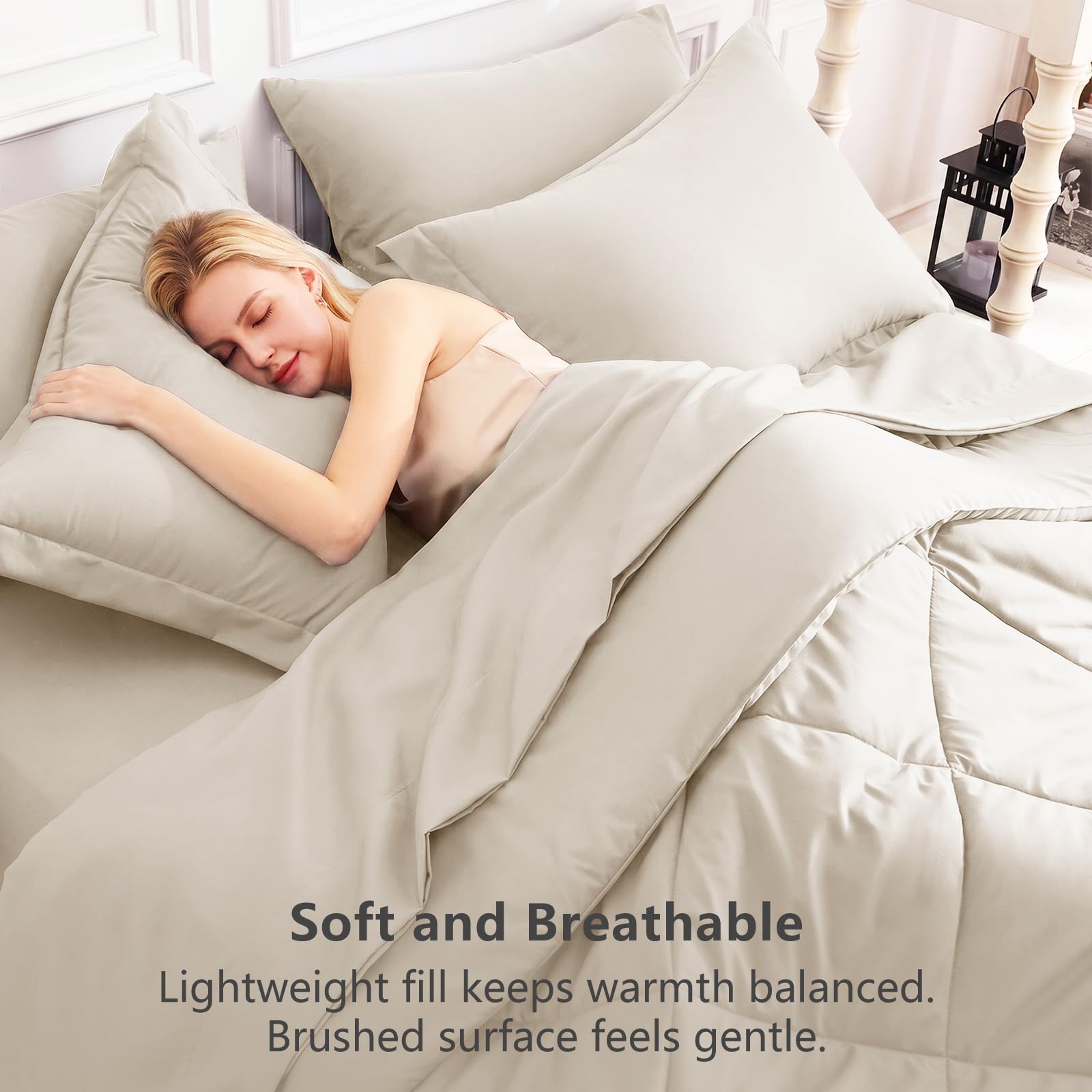 CozyLux pillow shams detail highlighting flange and matched design for style