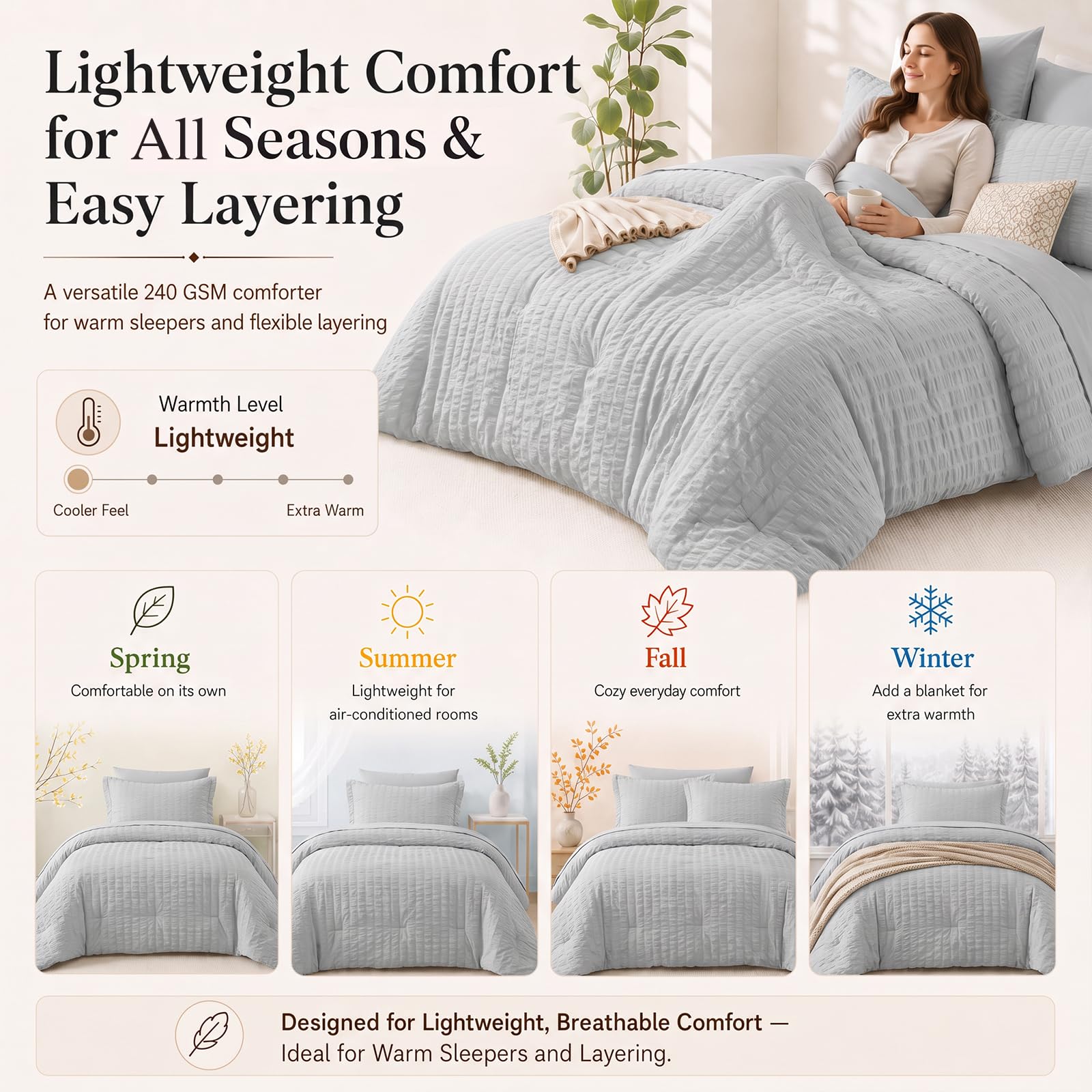 CozyLux pillowcase close-up showing microfiber softness and gentle feel for sensitive skin