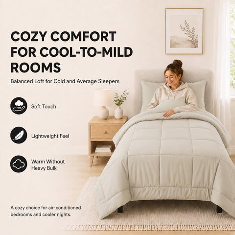 CozyLux two pillowcases neatly arranged for coordinated bedding style