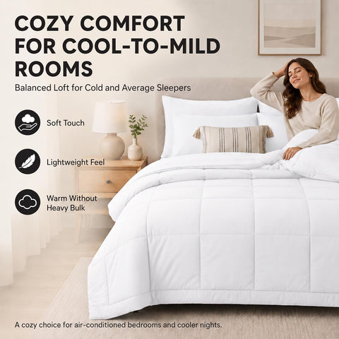 CozyLux four matching pillowcases arranged on bed for cohesive, finished look